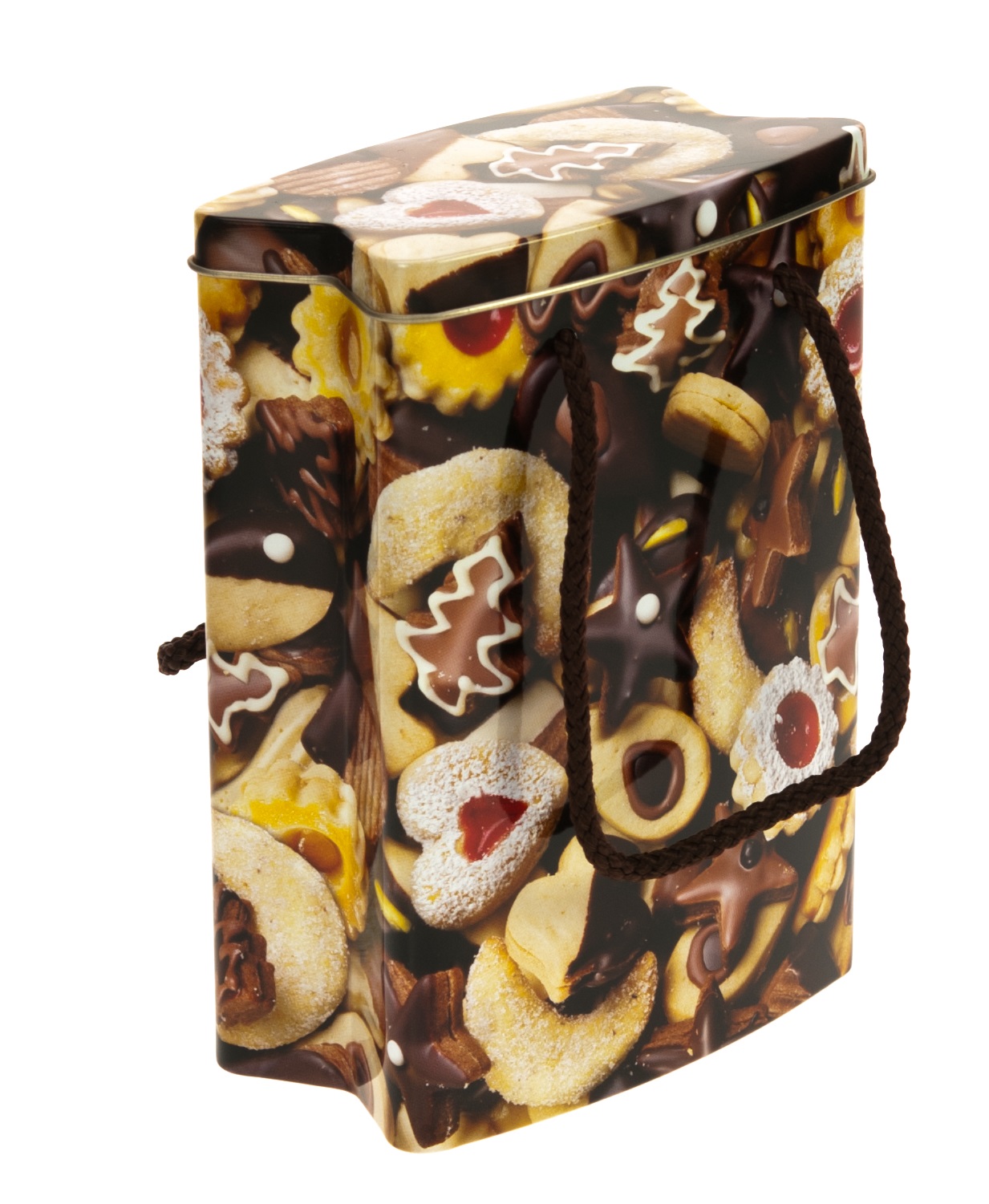 Boîte en forme de sac motif à biscuits